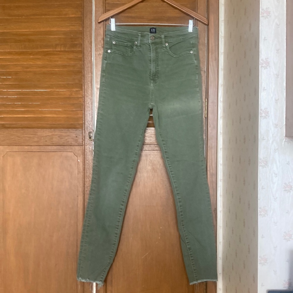 GAP Denim Green Jeans